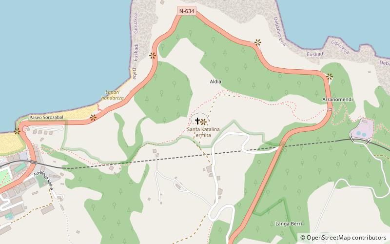 Santa Katalina ermita location map