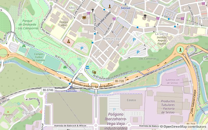 Sestao location map