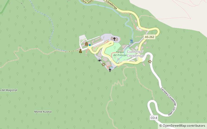 Vierge de Covadonga location map