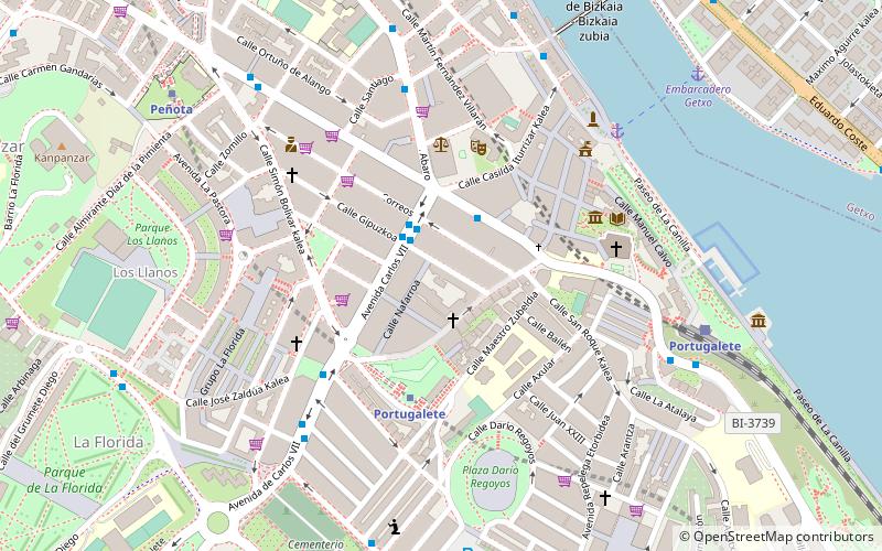 Portugalete location map