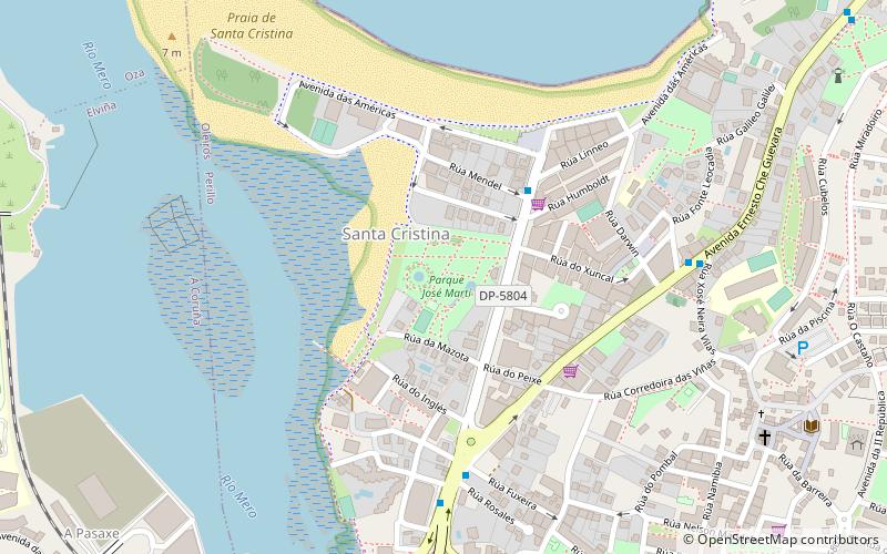 parque jose marti oleiros location map
