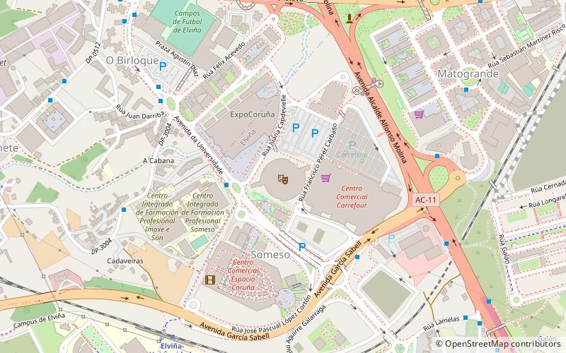 Coliseum da Coruña location map