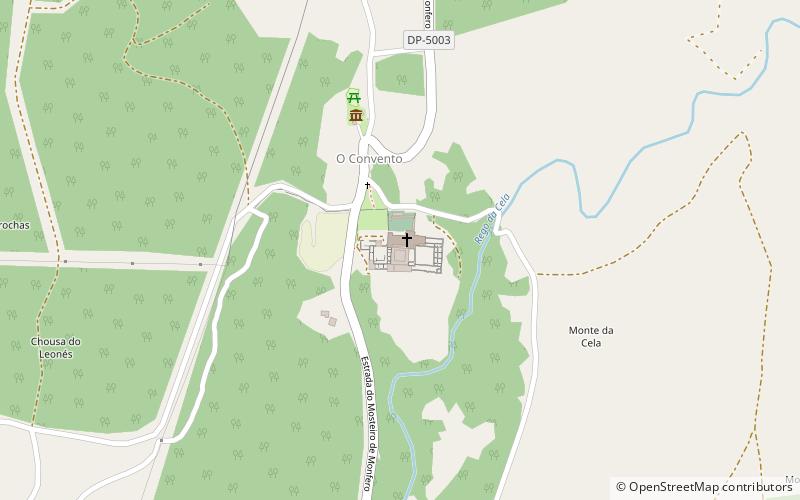 Monfero Abbey location map
