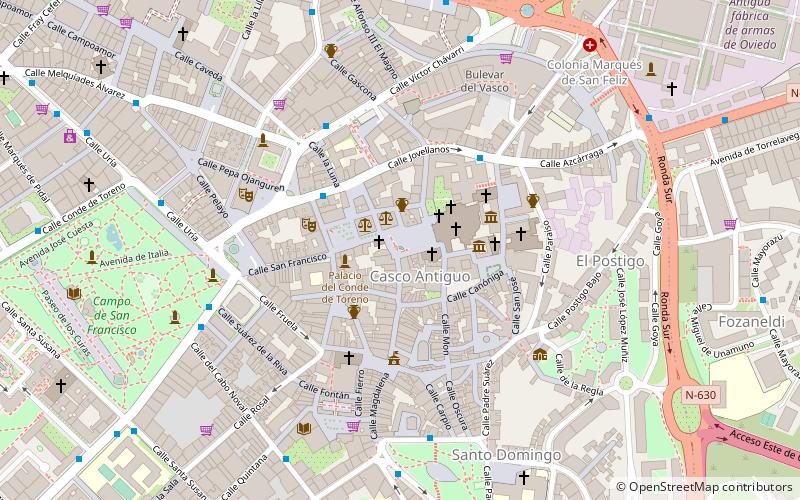 La Regenta location map