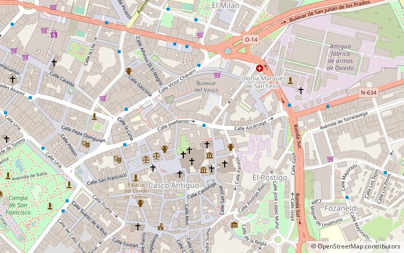 Monumento a Jovellanos location map