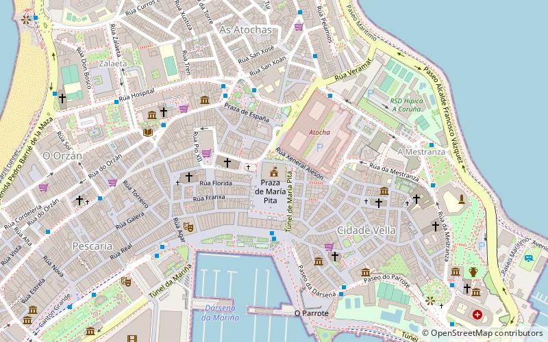 Ayuntamiento de La Coruña location map