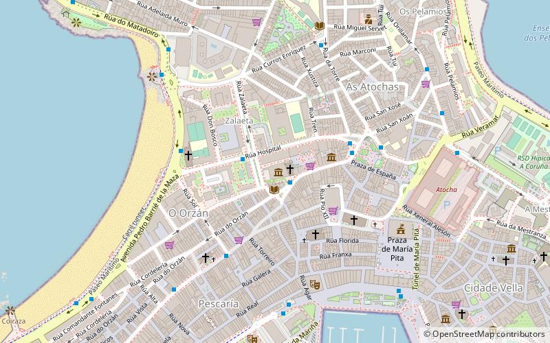 Museo de Belas Artes da Coruña location map