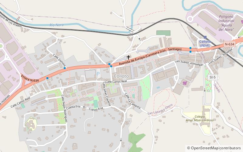 colloto oviedo location map