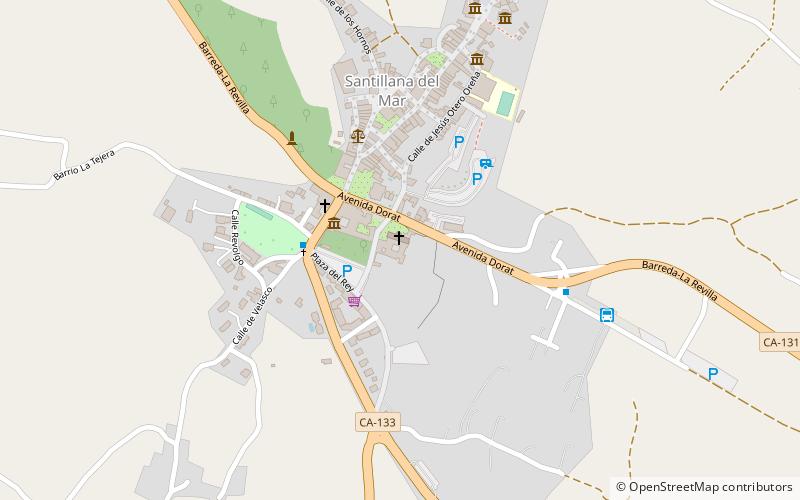 Asturias de Santillana location map