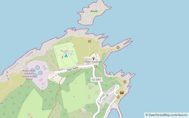 Phare du Cap Higuer location map