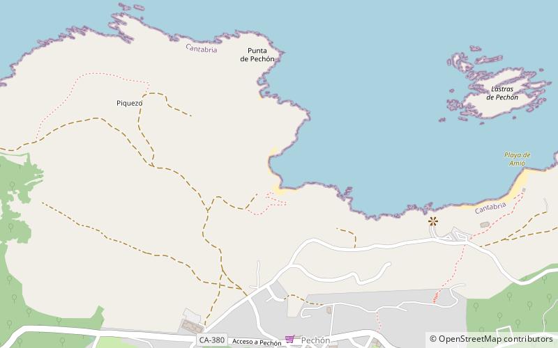 Playa de Aramal location map