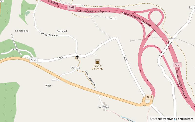 Palacio de Doriga location map