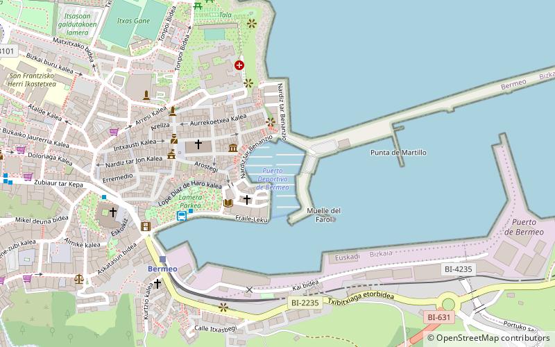 puerto deportivo de bermeo location map