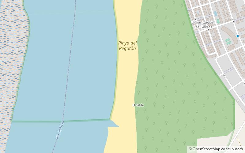 Playa del Regatón location map