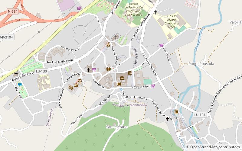 Mondoñedo Cathedral location map