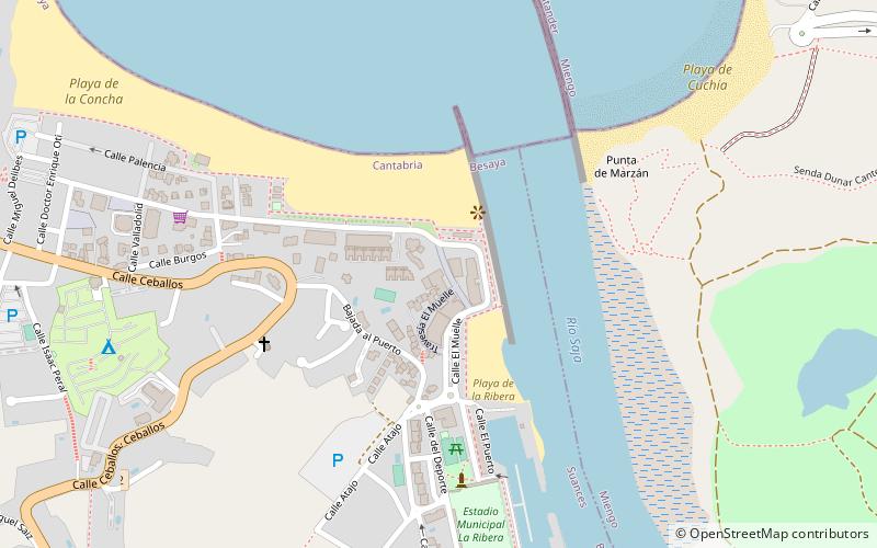 Playa de la Ribera location map