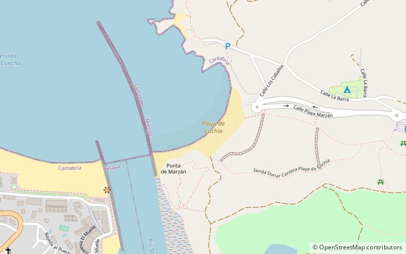 Playa de Cuchía location map