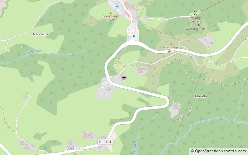 San Pelaio baseliza location map