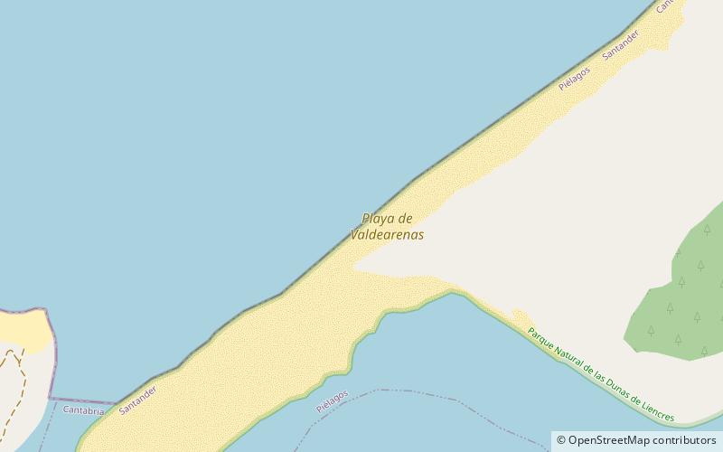 Playa de Valdearenas location map