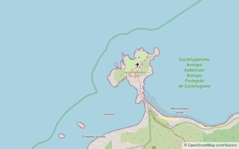 Gaztelugatxe location map