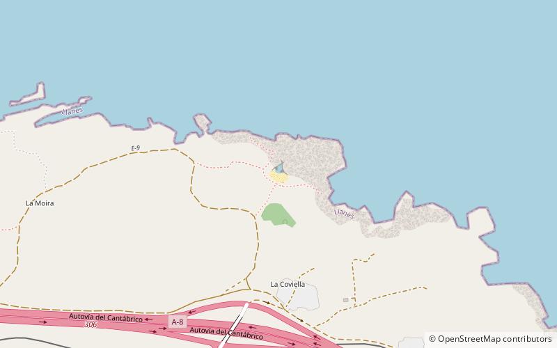 Playa de Gulpiyuri location map