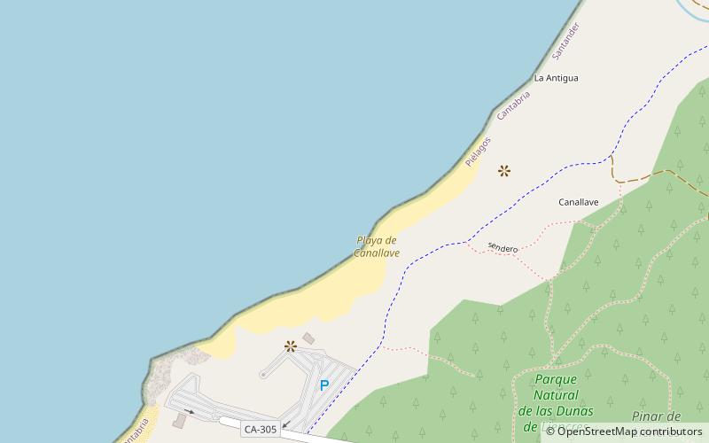 Playa de Canallave location map