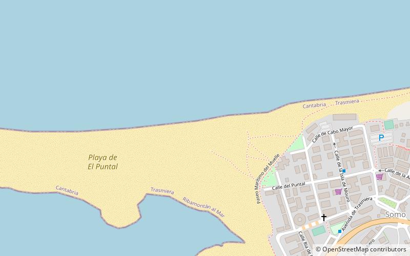 somo beach santander location map