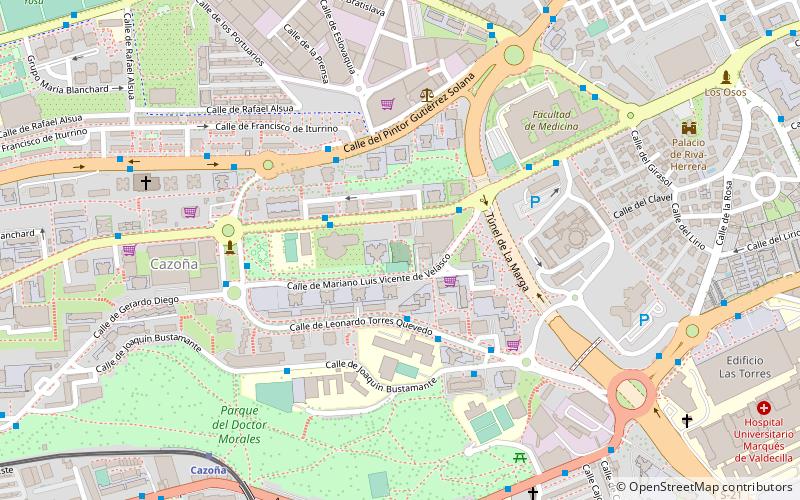 Cementerio protestante location map