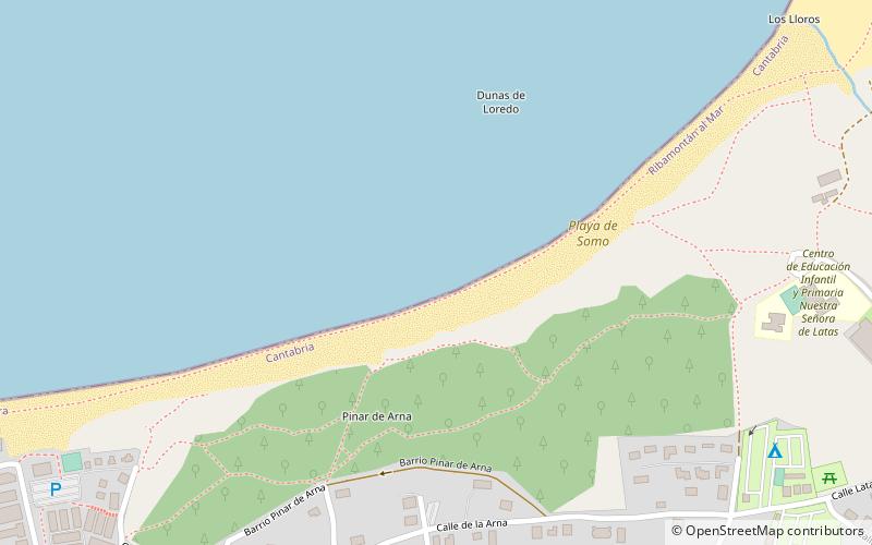 playa de somo santander location map