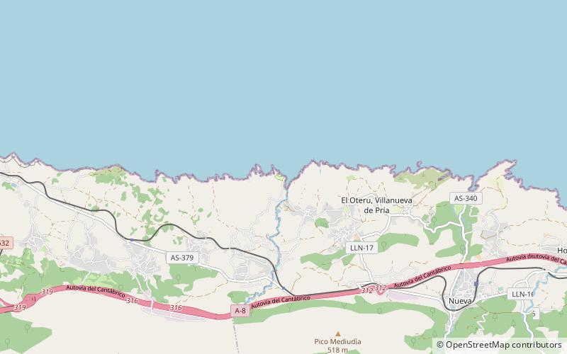 playa guadamia location map