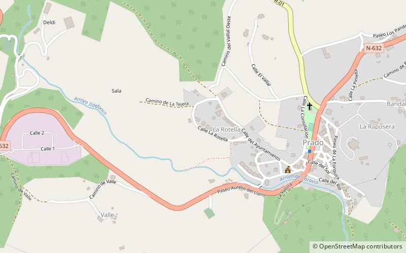 Caravia location map