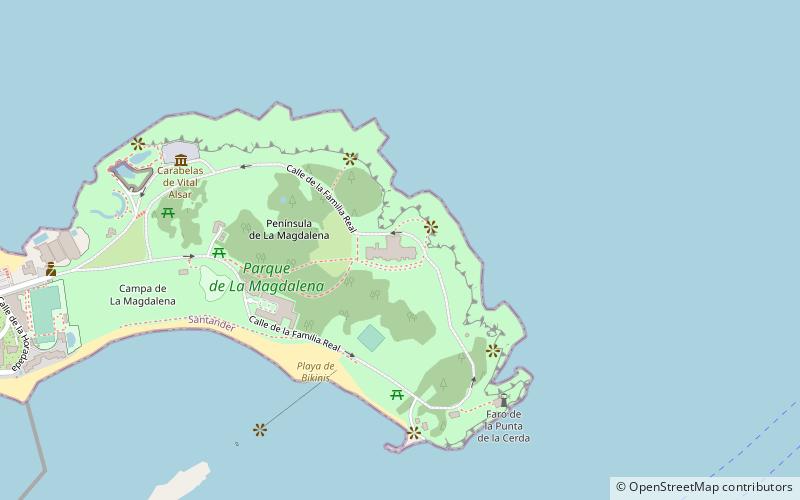 Presqu'île de la Magdalena location map