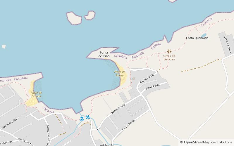 Playa de Portio location map