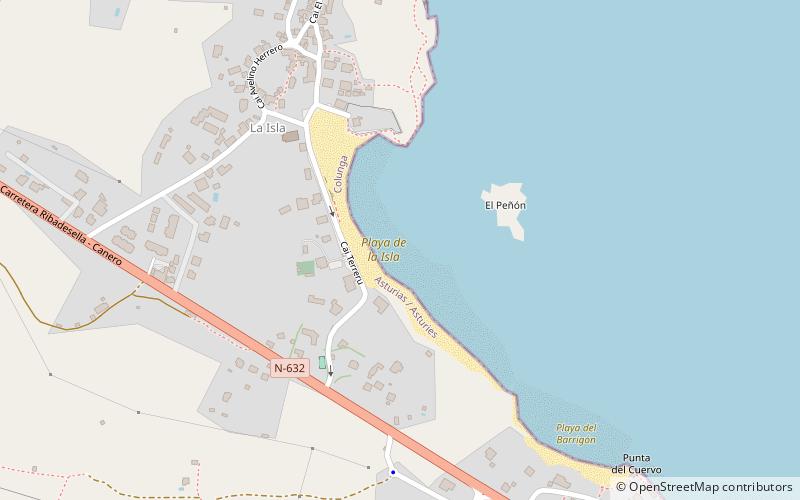 Playa de la Isla location map
