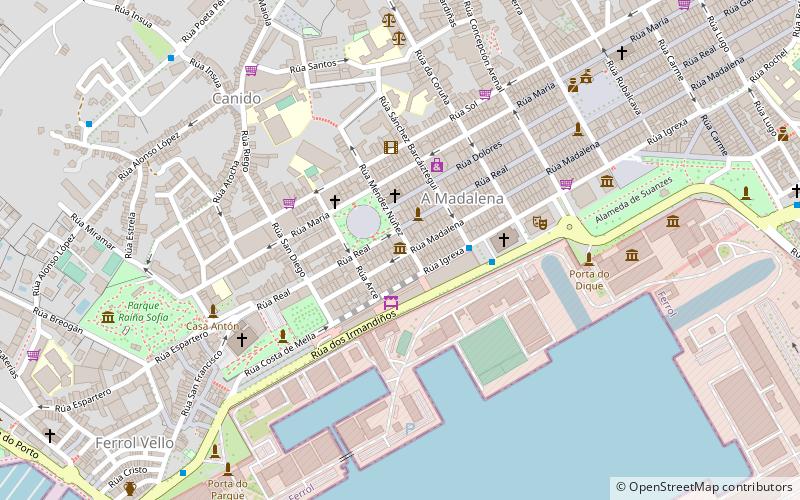 ateneo ferrolan location map