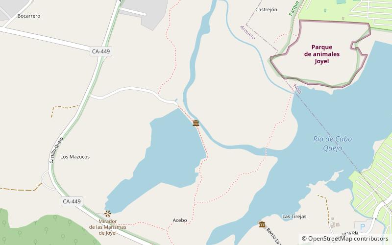 Santa Olaja mill location map
