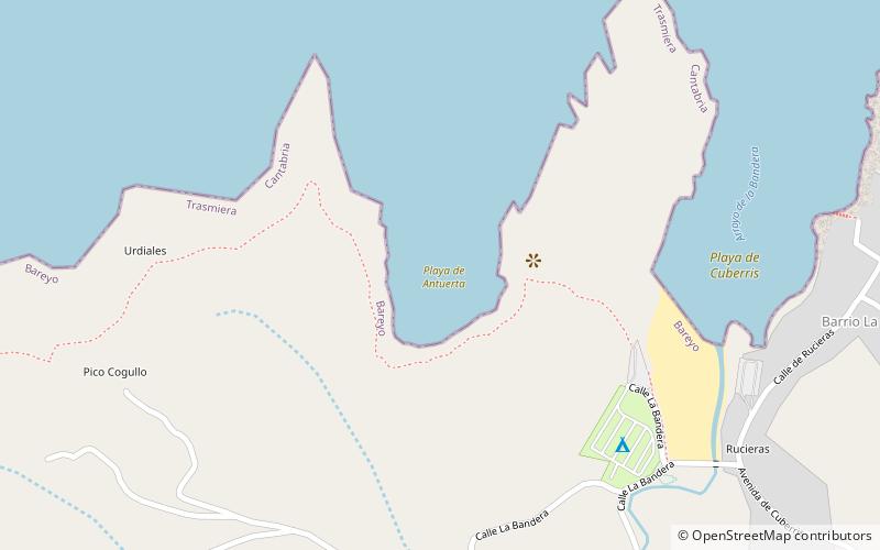 Playa de Antuerta location map