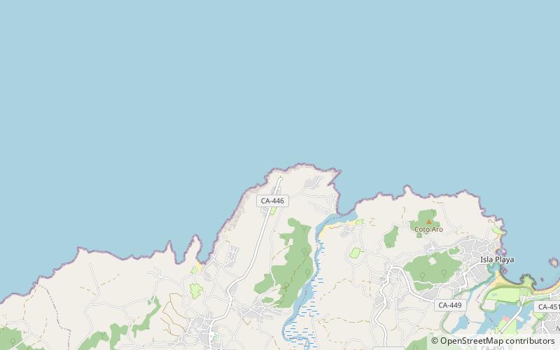 Phare du Cap d'Ajo location map