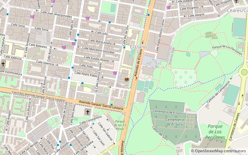 el llano beisbol club gijon location map