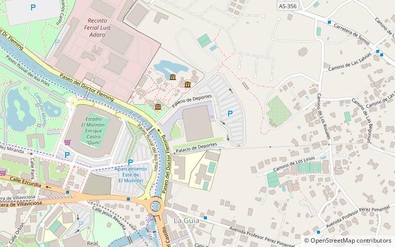 Palacio de Deportes de Gijón location map