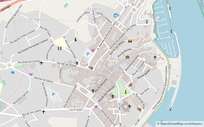 Ribadeo location map