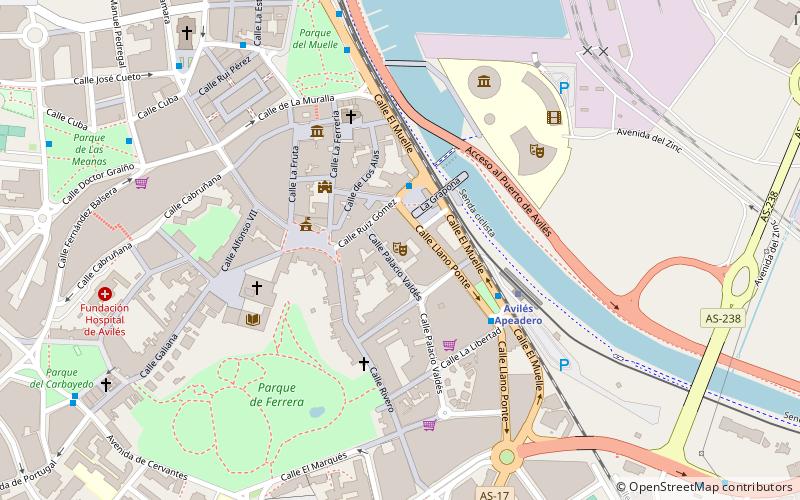 Palacio Valdés Theatre location map