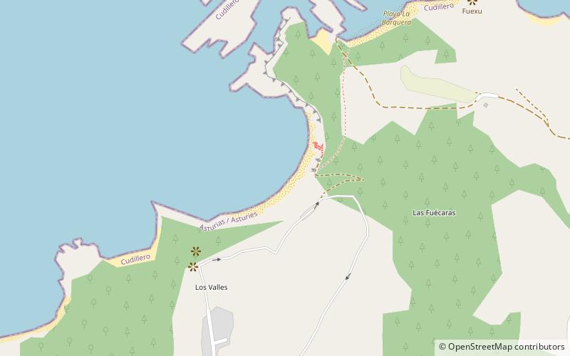 Playa del Silencio location map