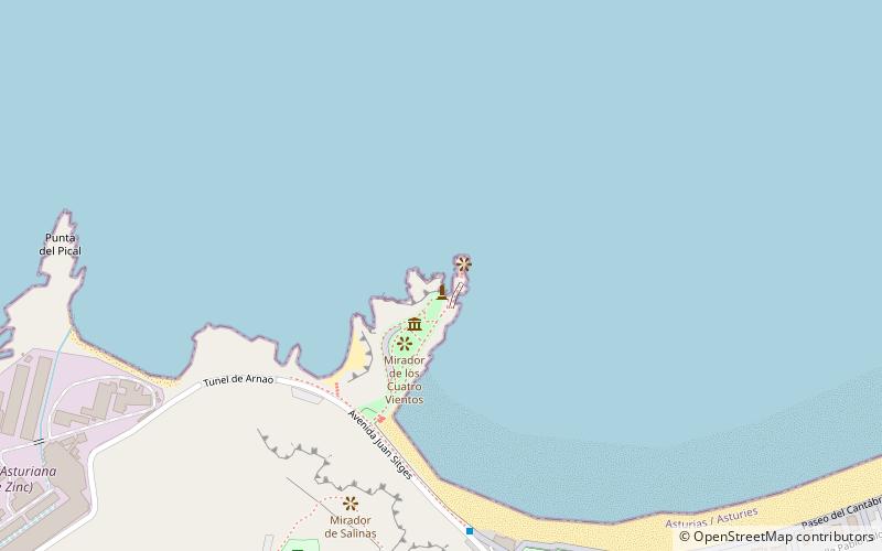 Museo de anclas Philippe Cousteau location map
