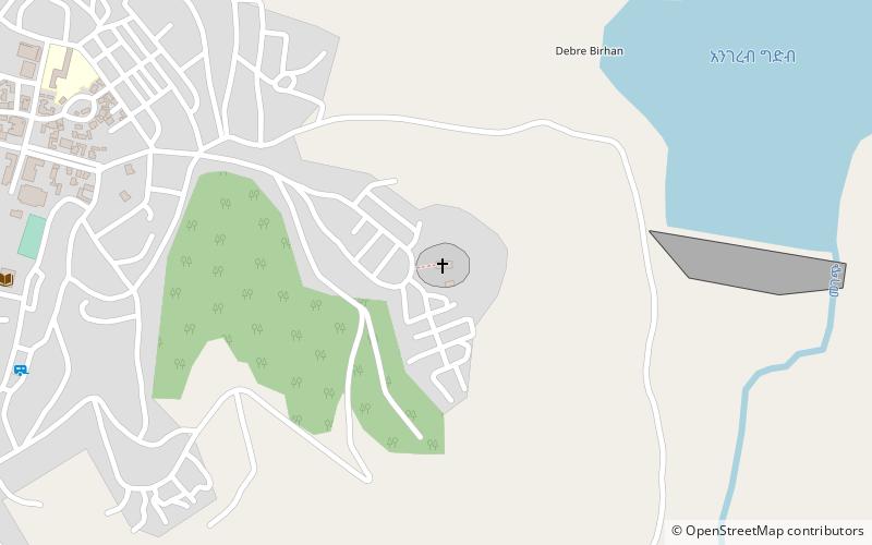 debre birhan selassie church gonder location map