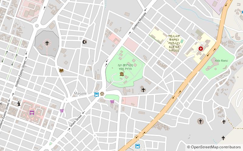 Emperor Yohannes Palace location map