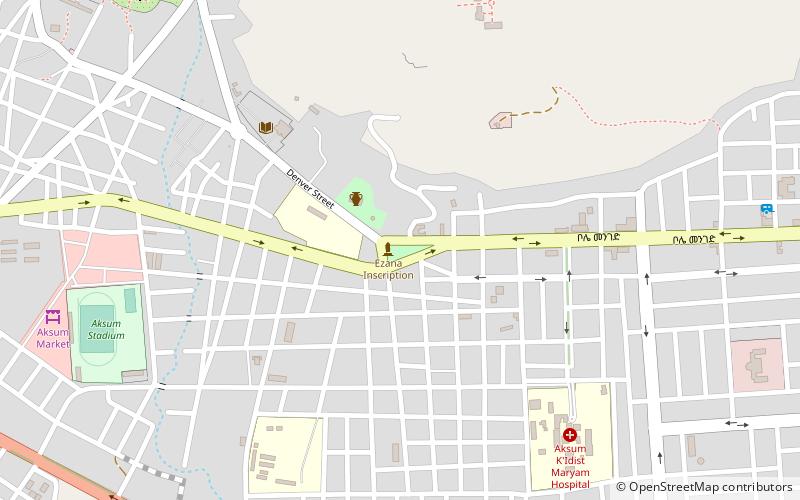 Ezana Stone location map