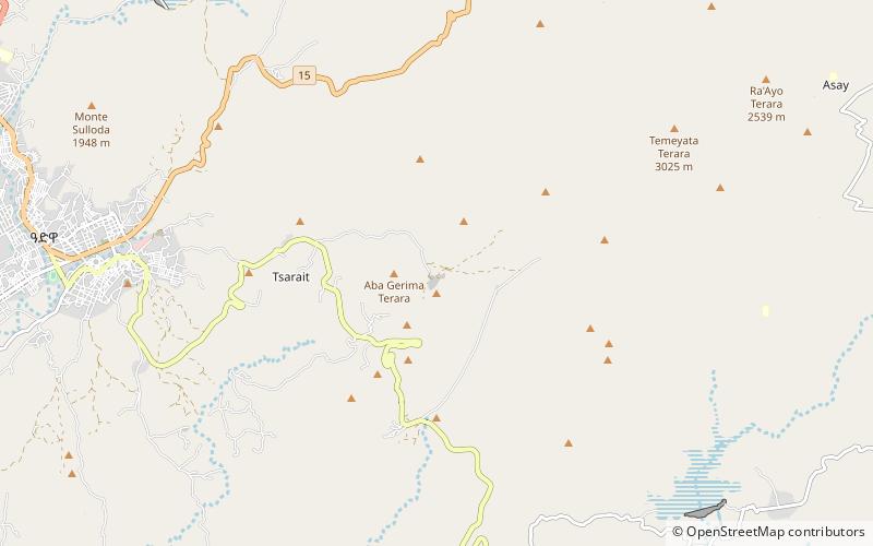 Abba Garima Monastery location map