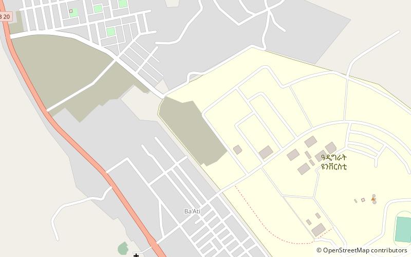 Adigrat University location map