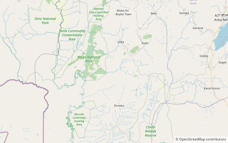 South Omo Zone location map